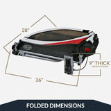 ClevrPlus Deluxe Child Trailer/ Bicycle Jogger, Red (CL_CLP802606) - Alt Image 4