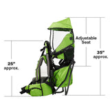 Cross Country Child Carrier, Green |  ClevrPlus Carriers.