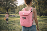 ClevrPlus Convertible Beach Tote Backpack, Pink – Waterproof EVA Beach Bag with Removable Straps & Lid, Sandproof Rubber Beach Tote, Lightweight Pool Bag (CL_CLP807102) - Alt Image 4
