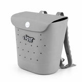 ClevrPlus Convertible Beach Tote Backpack, Grey – Waterproof EVA Beach Bag with Removable Straps & Lid, Sandproof Rubber Beach Tote, Lightweight Pool Bag (CL_CLP807104) - Alt Image 7