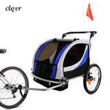 ClevrPlus Blue  Deluxe Child Trailer/ Bicycle Jogger (CL_CLP802605) - Alt Image 2