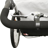 ClevrPlus Clevr Deluxe 3-in-1 Double Seat Bike Trailer Stroller Jogger for Child Kids, Grey (CL_CLP802608) - Alt Image 7