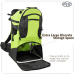 Deluxe Baby Backpack Child Carrier, Green |  ClevrPlus Carriers.