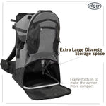 Deluxe Baby Backpack Child Carrier, Grey |  ClevrPlus Carriers.