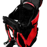 Deluxe Baby Backpack Child Carrier, Red |  ClevrPlus Carriers.