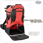 Deluxe Baby Backpack Child Carrier, Red |  ClevrPlus Carriers.