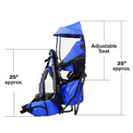 Cross Country Child Carrier, Blue |  ClevrPlus Carriers.