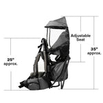 Cross Country Child Carrier, Grey |  ClevrPlus Carriers.