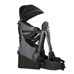 Deluxe Baby Backpack Child Carrier, Grey |  ClevrPlus Carriers.