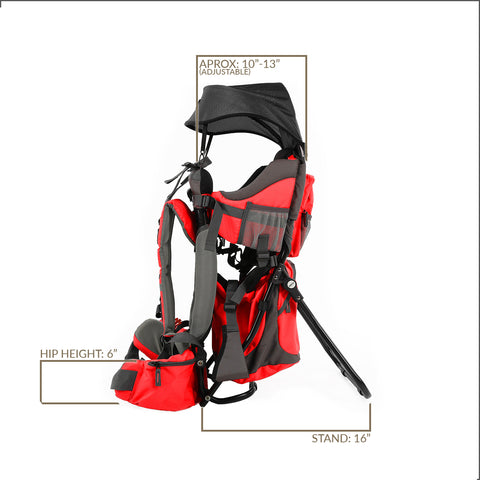 Canyonero Baby Backpack Child Carrier, Merlot Red Canyonero Baby Backpack Child Carrier, Merlot Red