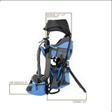 ClevrPlus Baby Backpack Hiking Child Carrier, Blue (CL_CRS600233) - Alt Image 6