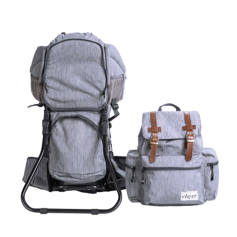 best baby hiking backpack for older babies Urban Explorer Baby Backpack Child Carrier, Heather Gray