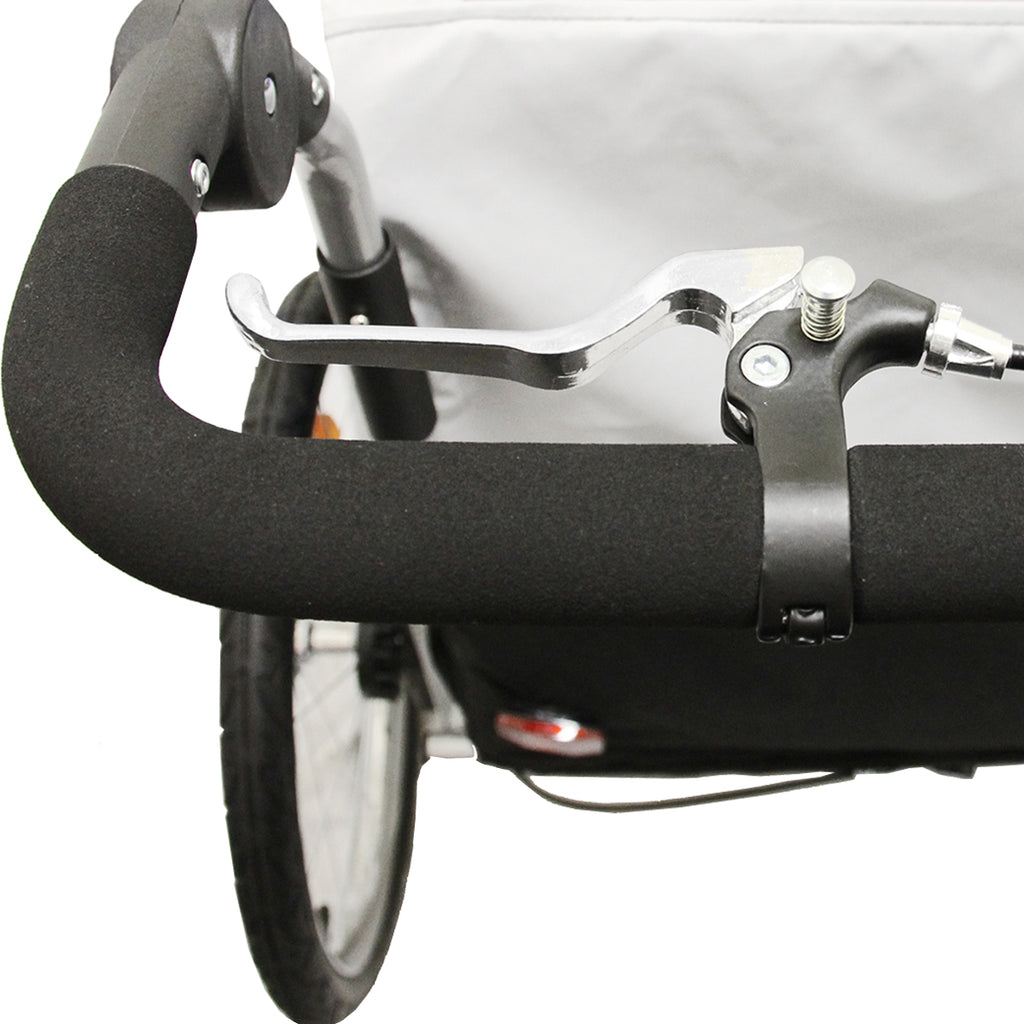 Deluxe Bike Trailer Jogger Stroller Red