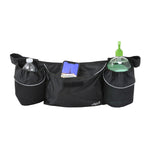 ClevrPlus Bike Trailer Storage Bag & Cup Holder, Black |  ClevrPlus Carriers.
